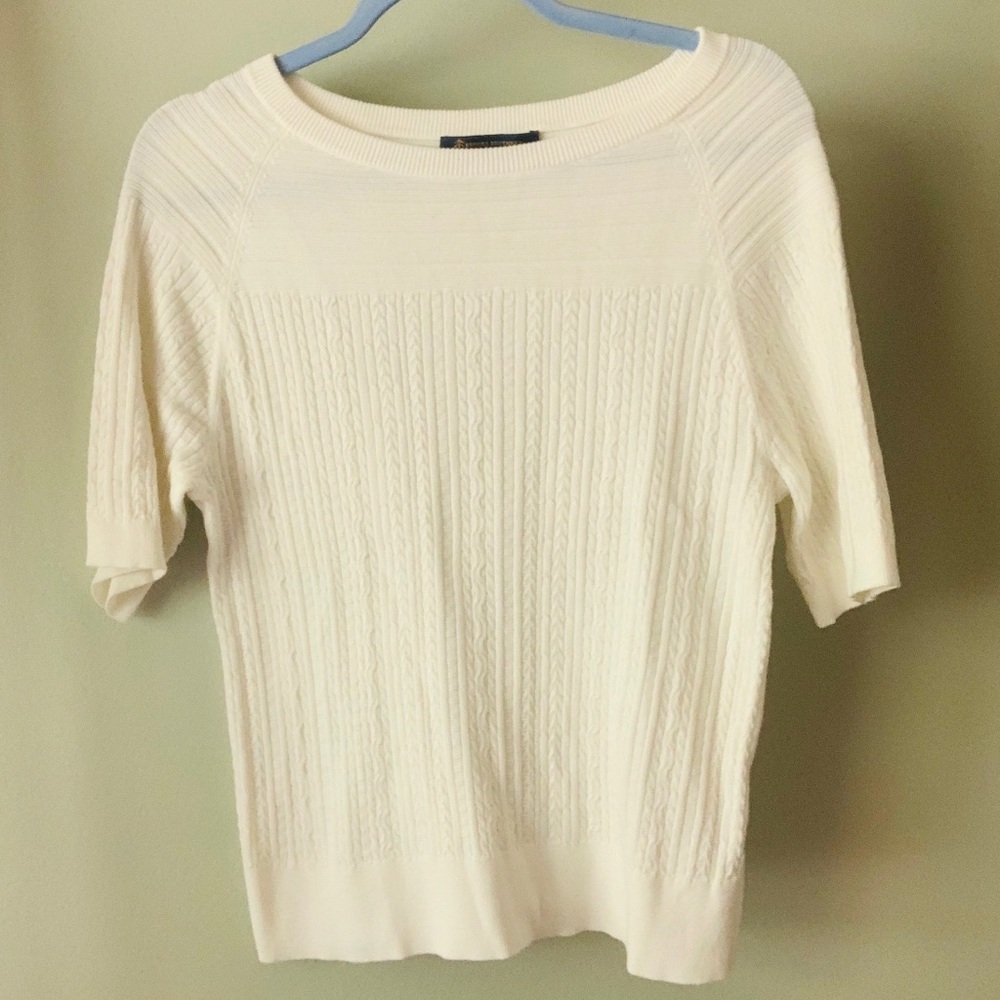NWOT Brooks Brothers Cable Knit Sweater